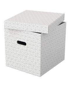 Esselte Storage Boxes Cubes White Pack of 3