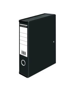 Foolscap Box File Black Pack 10