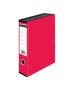 Foolscap Box File Red Pack of 10