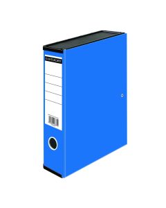 Foolscap Box File Blue Pack of 10