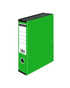 Foolscap Box File Green Pack of 10