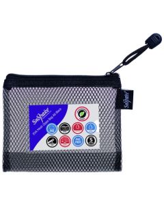A6 Snopake EVA Black Mesh Zippa Bag