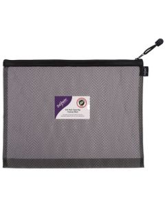 362 x 275mm Snopake EVA Black Mesh Zippa Bag