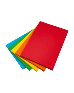 A4 Coloured Copier Paper 80gsm Assorted Bright Colours Box of 5 Reams