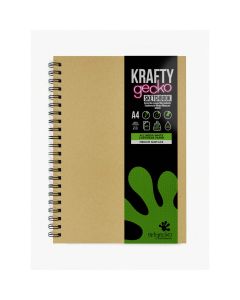 A4 Portrait Krafty Artgecko Wirebound Sketchbook