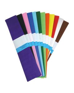 Crepe Paper Assorted Assorted Pack of 12