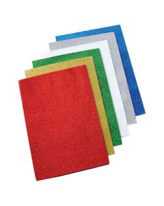 A4 Glitter Paper Assorted Pack of 12