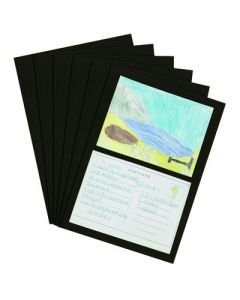 A4+ Poster Paper Sheets Black Pack of 100