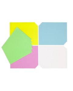 A4+ Cool Colours Poster Paper Sheets Assorted Pack of 100