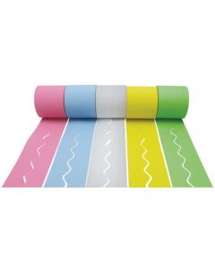 Cool Colours Scalloped Paper Border Rolls Assorted Pack of 5