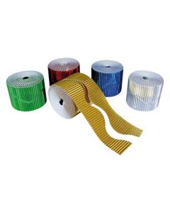 Wavy Metallic Corrugated Roll Assorted Pack of 5