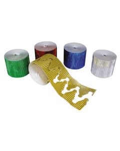 Crown Metallic Corrugated Roll Assorted Pack of 5
