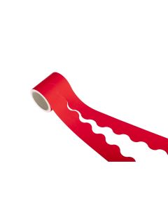 Fade Resistant Card Border Rolls Flame Red