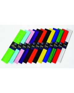 Bleed Crepe Paper Assorted Pack of 50