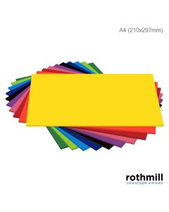 A4 Rothmill 280mi Vivid Colour Card Pack of 50