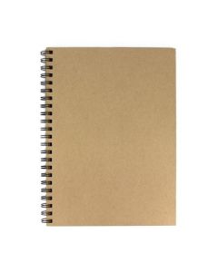 A3 Portrait 100gsm Wirebound Kraft Sketchbook