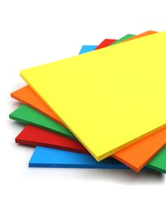 A4 Bright Coloured Card Assorted Pack of 100