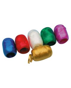 Plain Curling Ribbon Assorted Pack of 6