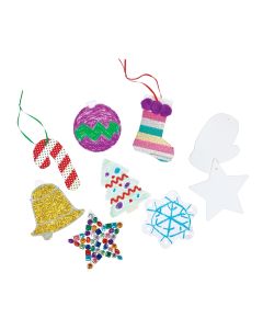 Card Holiday Ornaments Set of 48