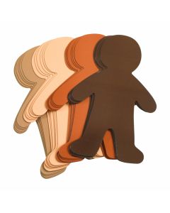 19.5 x 30.5cm People Shapes Pack of 24