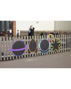 PVC Free Space Wall Chalkboard Pack of 4