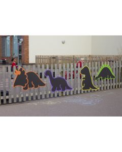 PVC Free Dinosaurs Wall Chalkboards Pack of 4