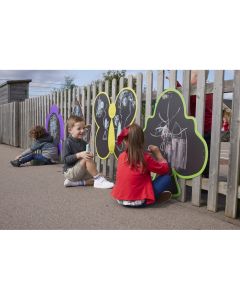 PVC Free Nature Mark Making Chalkboards Pack of 4