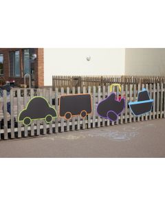 PVC Free Transport Wall Chalkboards Pack of 4