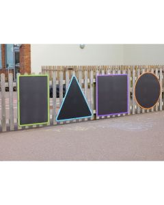 PVC Free Shapes Wall Chalkboards Pack of 4