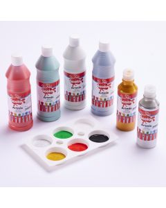 Ready Mixed Christmas Paint Pack of 6