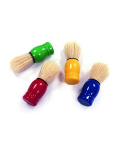 Extra Short Handle Hog Paint Brushes Pack of 4