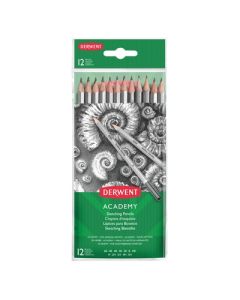Derwent Academy Sketching Pencils Pack of 12