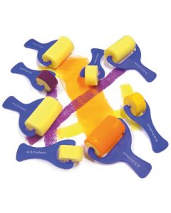 Foam Rollers Yellow/Blue Pack of 8
