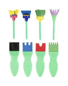 Eva Foam Paint Brushes Pack of 24