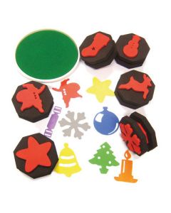 Christmas Stampers Red/Green Set 6