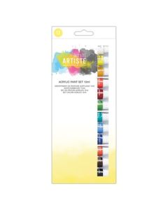 Fine Art Acrylics Assorted Pack of 12
