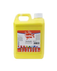 Acrylic Bright Yellow Paint 2 Litres
