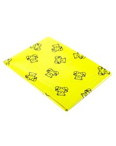 Yellow Patterned Splash Mat