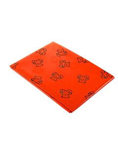 Red Patterned Splash Mat