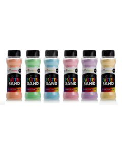 Pastel Coloured Sand Shakers 6 x 220g
