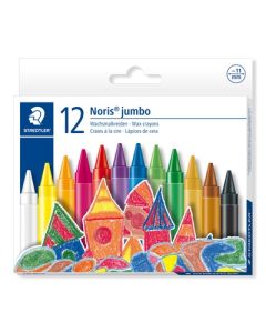 Staedtler Noris Jumbo Wax Crayons Pack of 12