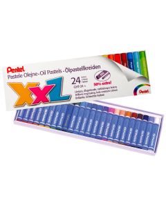 Pentel Jumbo Oil Pastels Pack of 24