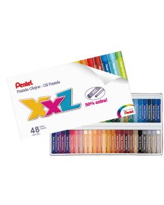 Pentel Jumbo Oil Pastels Pack of 48