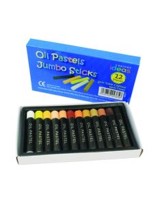 Jumbo Oil Pastels Skin Tone Assorted Pack of 12