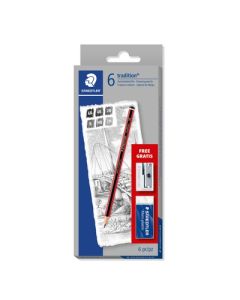Staedtler Tradition Sketching Pencils Pack of 6