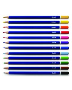 Swash Premium Colouring Pencils 12 Assorted Colours Pack of 144