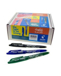Pilot Frixion Rollerball Pens Assorted Colours Pack 36