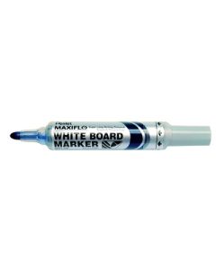 Pentel Maxiflo Liquid Ink Drywipe Markers Blue Pack of 12