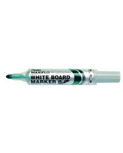 Pentel Maxiflo Liquid Ink Drywipe Markers Green Pack of 12