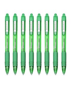 Zebra Z-Grip Smooth Retractable Ballpoint Pens Green Pack 50